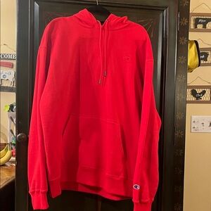 Champion Bold Red Pullover Hoodie